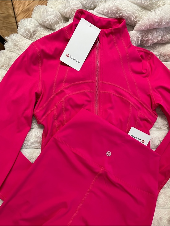 lululemon athletica Pants - lululemon Zip Jacket and shorts Set